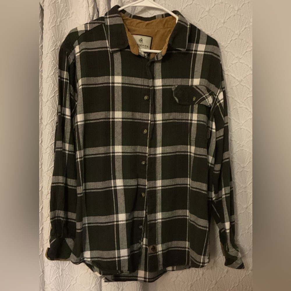 Men's Green Plaid Shirt